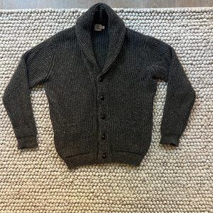 Flint and Tinder Brown Shawl Cardigan - Medium